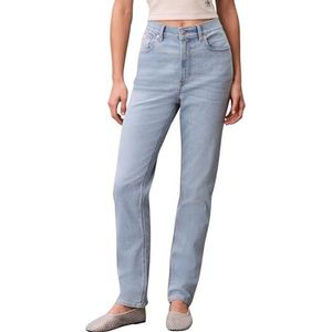 Calvin Klein EU New Mom Jean Lv047E618g Jeans, blauw (Blue Rain), 28W x 34L dames, blauw (Blue Rain), 28W x 34L