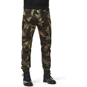 G-Star Raw Roxic Straight Tapered' cargo heren , Capulet Olive Tape Camo C313-b812 , 24W / 28L
