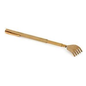 Legami Telescopische rugkrabber, metaal, goud, mini