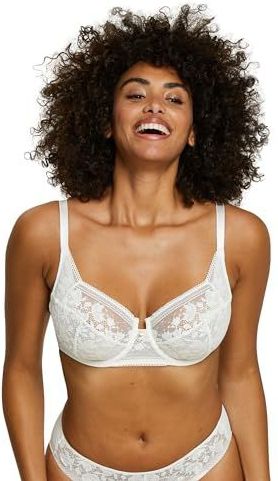 SANS COMPLEXE - Suzie - Omsluitende Beugel-BH - Ivoor - Kant Materiaal