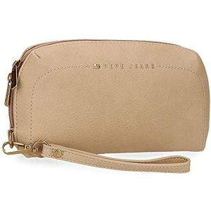 Handtas - Beige - Synthetisch Leer - RFID Bescherming