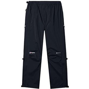 berghaus regenbroek voor heren, ademend, waterdichte Gore-Tex wandelbroek Paclite, Zwart, XL