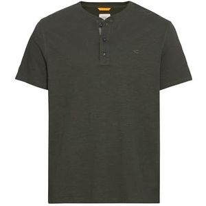 Camel Active - Henley Shirt - T-Shirt - Katoen - Casual Regular Fit