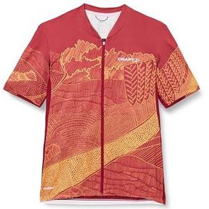 Craft ADV Endur Graphic Jersey W Rhubarb/Sour XL, Rhubarb/Sour, XL