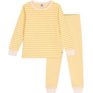 Petit Bateau Pyjama voor meisjes, Gerst/Lawine, 24 Maanden