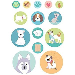 Family Friends Stickers voor honden, 168 stuks