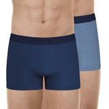 Eminence - Boxershorts - Blauw/Bleu Clair - Lot van 2 - Coton Stretch - Oeko-TEX® Standard 100