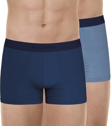 Eminence - Boxershorts - Blauw/Bleu Clair - Lot van 2 - Coton Stretch - Oeko-TEX® Standard 100
