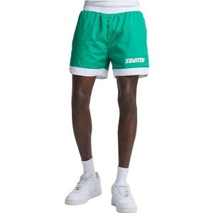 Starter Black Label Heren Starter Retro Shorts, groen (c.green), S