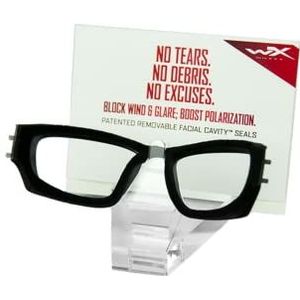 WileyX WX Facial Cavity Pop bril, zwart, eenheidsmaat voor volwassenen, zwart., Eén maat