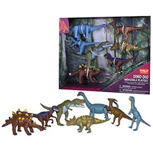 Wild Republic 24916 Beweegbare Dinosaurus Speelset