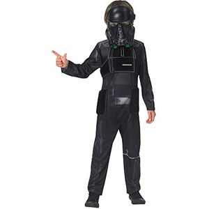 Rubie's Officiële Deluxe Death Trooper Jongens Fancy Dress Star Wars Rogue One Schurk Kids Kostuum