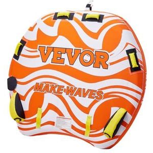 VEVOR Sleeppijpen voor navigatie, voor 1 of 2 passagiers om in de boot te slepen, capaciteit 154 kg, bootbuizen en aanhangers voor watersport, met vinnen, 1440 x 1565 x 385 mm