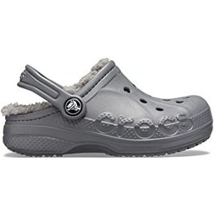 Crocs Unisex Kid's Baya gevoerde klomp T, houtskool, 27/28 EU