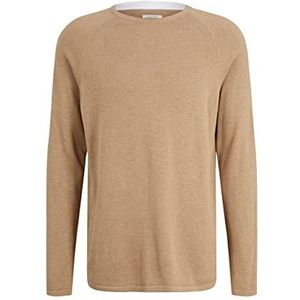 Tom Tailor Denim Basic gebreide trui Uomini 1033335,30604 - Clay Beige Melange,S