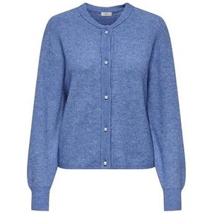 JDY - Gebreide Trui - O-hals - Lange Mouwen - Knoopsluiting - Parel Versiering