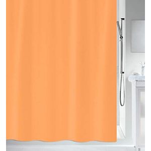 Spirella Primo Collectie, textiel douchegordijn, 180 x 200, 100% polyester, oranje