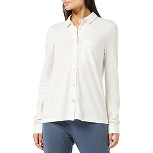 Triumph Dames Mix & Match Jersey Shirt Pyjama Top, White - Light Combination, 36