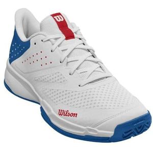 Wilson Heren KAOS Stroke 2.0 Tennisschoen, Wit/Deja Vu Blauw Rood, 12.5 UK, Wit Deja Vu Blauw Wilson Rood, 48 EU