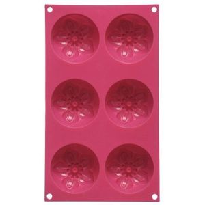 Premier Housewares 6 Bloem Taartmatrijs - Heet Roze