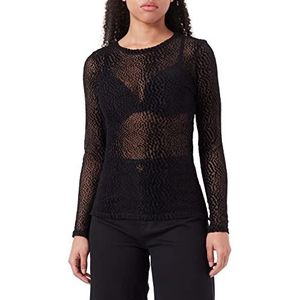 ICHI Dames IHMELINA LS Longsleeve, 194008/Black, M