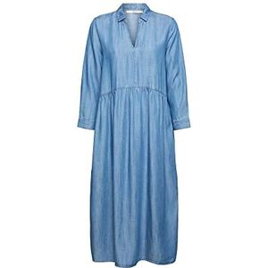 ESPRIT Van Tencel™: midi-jurk in denimlook, Blue Medium Washed., 34
