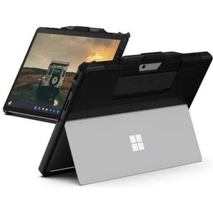 URBAN ARMOR GEAR Scout Handstrap Case voor Microsoft Surface Pro 9 Case [Officieel ""Designed for Surface"", Handstrap, Type-Cover compatibel, Kickstand Uitsparing, Surface Penhouder] zwart