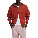 Desigual - Gebreide Trui - Multicolor - Met Rits - Lange Mouwen