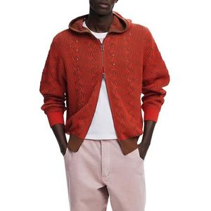 Desigual - Gebreide Trui - Multicolor - Met Rits - Lange Mouwen