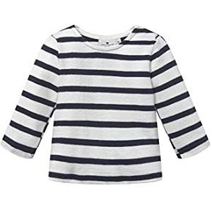 TOM TAILOR Baby-jongens sweatshirt T-shirt, Y/D Stripe | multicolored, 62 cm
