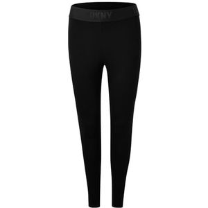 DKNY Dameslegging met logo en tailleband, zwart, XS