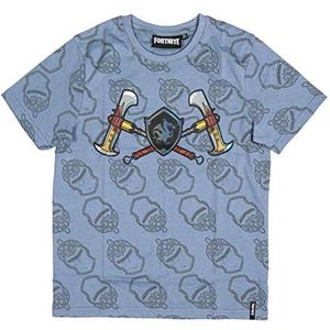 CERDÁ LIFE'S LITTLE MOMENTS Camiseta Corta Fortnite T-shirt voor jongens, grijs (grijs C13), 8 Jaren