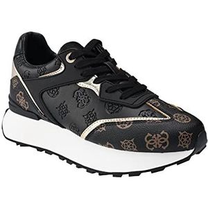 GUESS Luchia Sneakers voor dames, zwart (multi), 38 EU