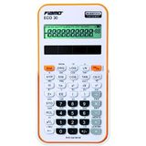 Wetenschappelijke rekenmachine Fiamo ECO30 Wetenschappelijke rekenmachine, 138 functies en 10-cijferig display, wit/oranje