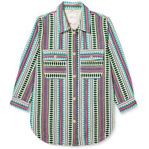 NALLY Meisjeshemdjas shirt, meerkleurig turquoise, 146 cm