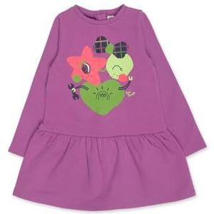 Tuc Tuc Pluche jurk voor meisjes, violet, collectie Robot Maker, Violet, 6 Maanden