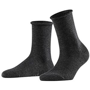 FALKE Dames Sokken Active Breeze W SO Lyocell eenkleurig 1 Paar, Grijs (Anthracite Melange 3117), 35-38