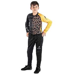 HO Soccer Kid Keeper Set fractuur oranje, keeperset, uniseks, kinderen, oranje/zwart, 6