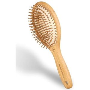 Olivia Garden Bamboo Touch Detangle Massage - M - Eco-Friendly Bamboo Brush for Gentle Detangling and Scalp Massage