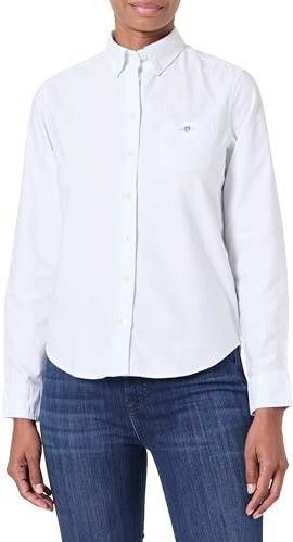 Gant - Overhemdblouse - Katoen - Regular Fit - Button-downkraag - Sportmanchetten