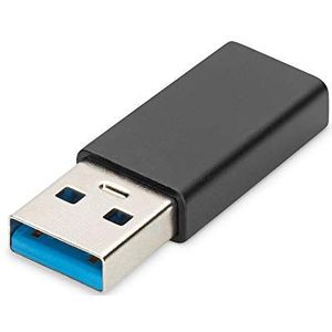 DIGITUS USB 3.2 Gen1 USB-adapter - adapter - USB A (St) naar USB C (Bu) - 5 Gbit/s - adapterkabel, USB-kabel - zwart