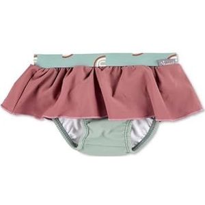 Sterntaler Zwembroek met regenboogprint met volant, uv-bescherming 50+, babyzwembroek met luierinzetstuk tot maat 86/92, meisjeszwembroek met praktisch koord voor het aanpassen van de breedte