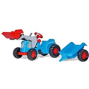 Rolly Toys RollyKiddy Classic 63/004/2 tractor (incl. rollyKid lader + trailer, achterkoppeling, voor kinderen van 2 ½ - 5 jaar, zonder claxon) 630042, 162 cm × 46 cm × 53,5 cm