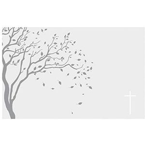bsb rouwkaart kaart ter begrafenis - boom - met envelop