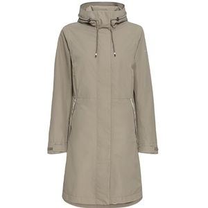 camel active Dames teXXXactive® mantel van gerecycled polyester, groen (salie), 34