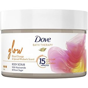 Dove Bath Therapy Glow Bodyscrub, voor een stralende huid met een gezonde ‘glow’ - 295 ml