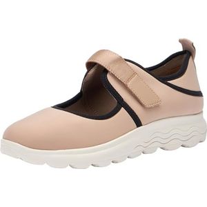 Geox - D45Nub 01554 D - Ballerina's - Roze - Comfortabel - Dames