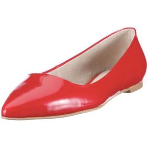 Bronx Gabri 37 Patent Black 64836-B1 ballerina's voor dames, Rood flame, 38 EU