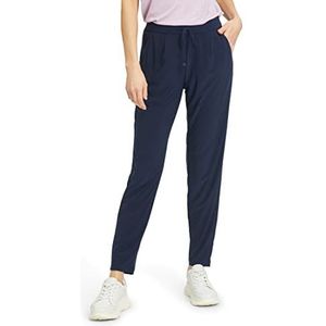 Betty & Co Damesbroek met elastische tailleband, marineblauw, 38