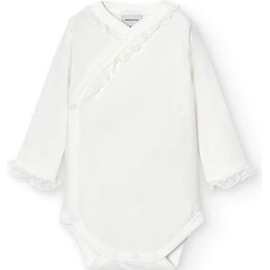 BABIDU Body met gekruiste kant, Beige, 0 meses